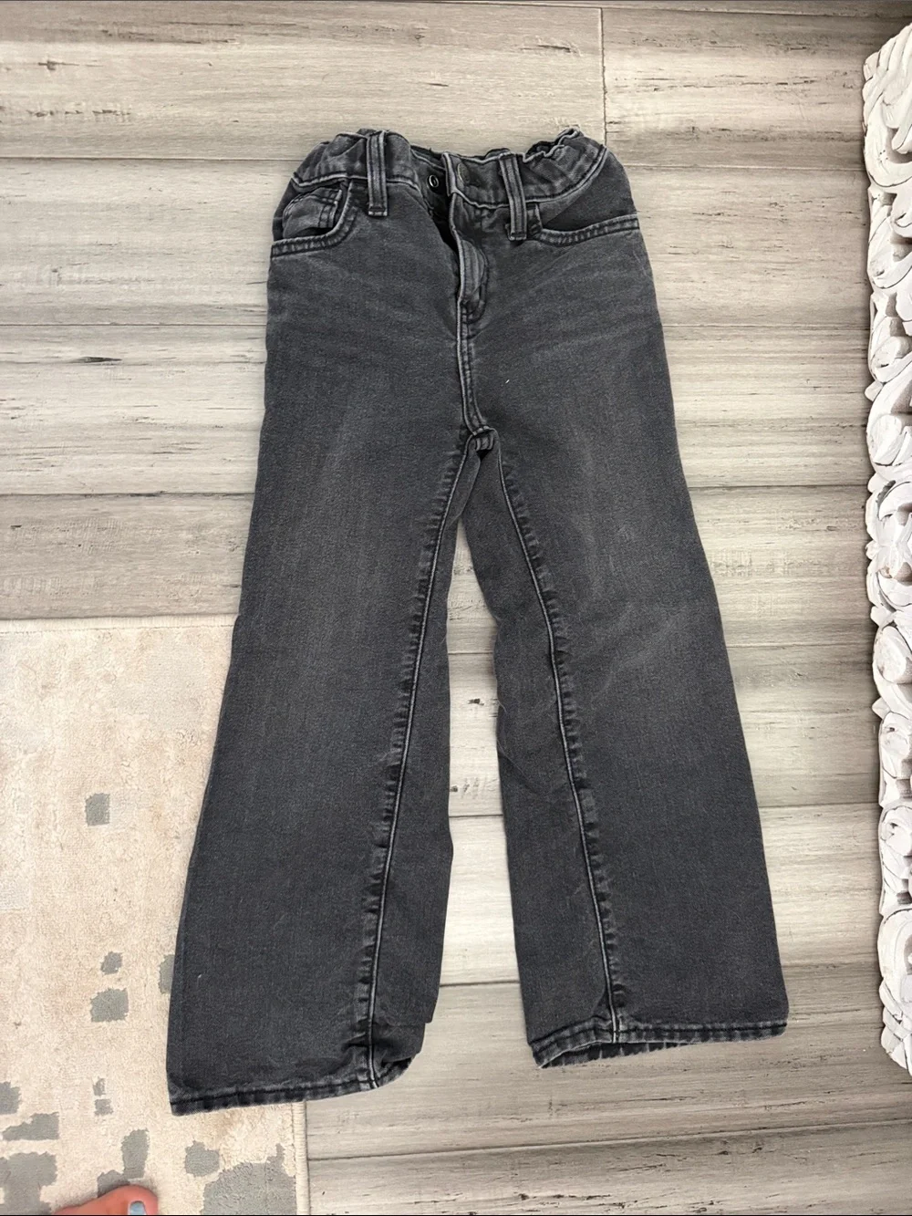 Old Navy Kids Charcoal Wash Jeans with Elastic Waist
